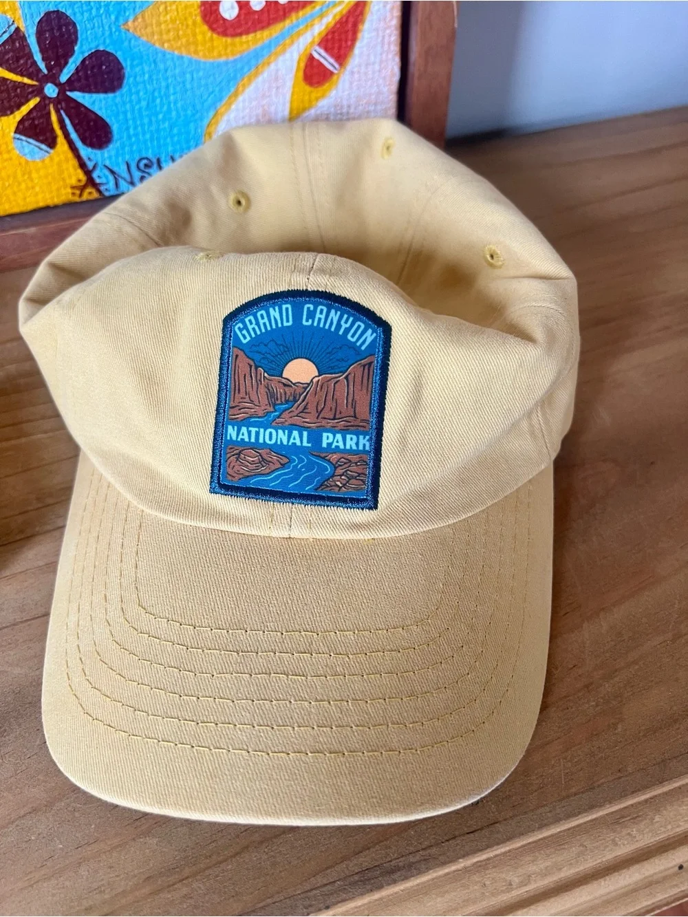 Yellowstone & Grand Canyon Yellow Beanie and Cap Set